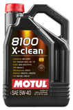 8100 X - CLEAN C3 5W40 Synthetic Engine Oil (5L) - Motul 102051 - Motor Oils - Motul at Garage 56 Engineering