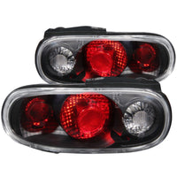 ANZO 1990 - 1997 Mazda Miata Taillights Black - Tail Lights - ANZO at Garage 56 Engineering