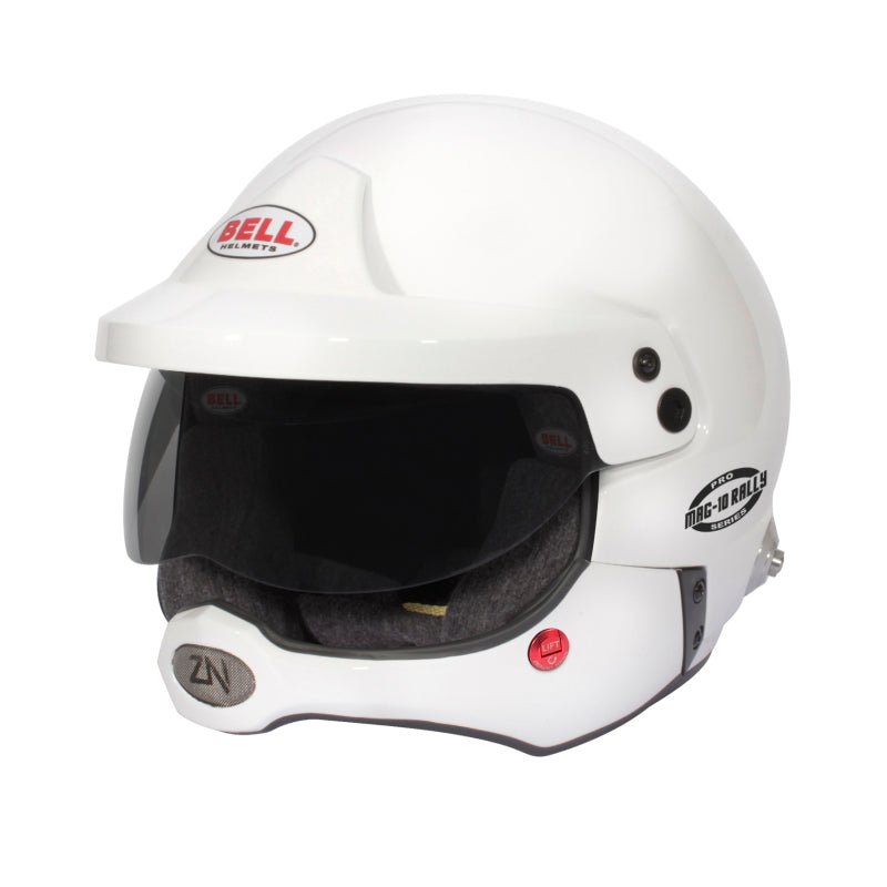 Bell Mag - 10 Rally Pro (HANS) 58 (7 1/4) FIA8859/SA2020 - Size 58 (White) - Helmets and Accessories - Bell at Garage 56 Engineering