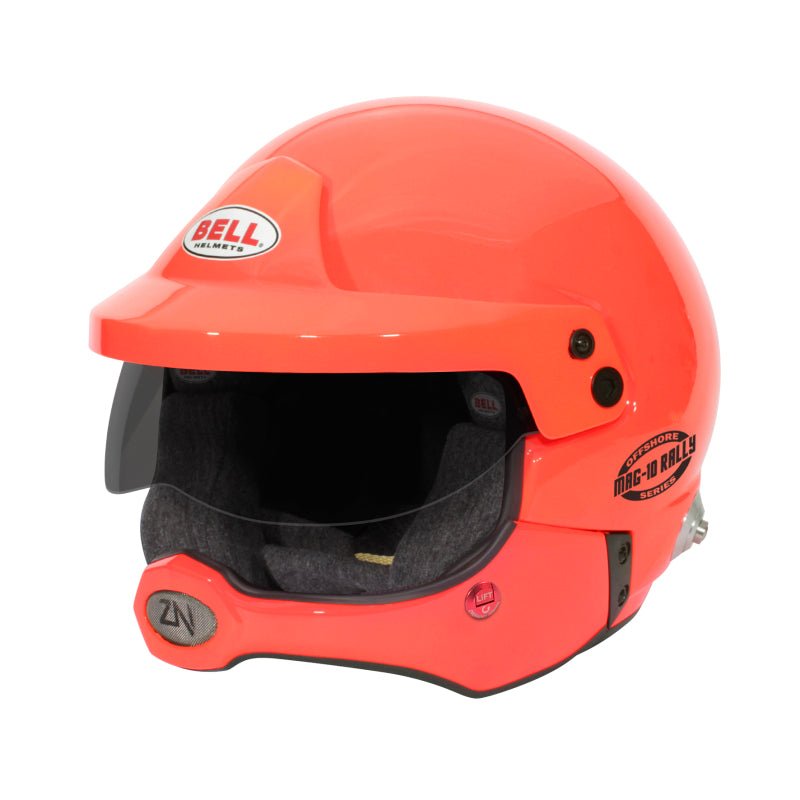 Bell Mag - 10 Rally Pro (HANS) 60 (7 1/2) FIA8859/SA2020 - Size 60 (Orange) - Helmets and Accessories - Bell at Garage 56 Engineering