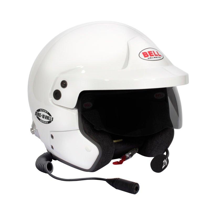 Bell Mag - 10 Rally Sport (HANS) SML FIA8859 - Size 57 - 58 (White) - Helmets and Accessories - Bell at Garage 56 Engineering
