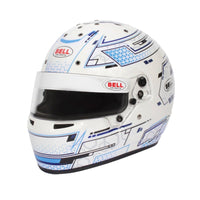Bell RS7 - K K2020 V15 BRUSA HELMET - Size 58 - 59 (White/Blue) - Helmets and Accessories - Bell at Garage 56 Engineering