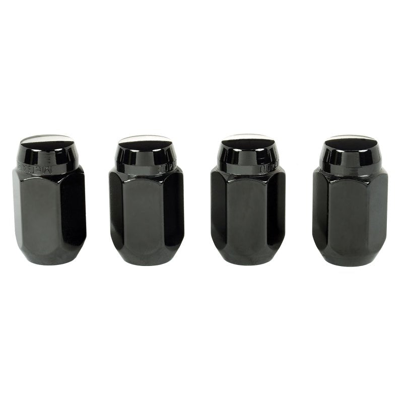 Black Hex Lug Nuts – M12x1.5, 13/16" Hex, 1.5" (4 - Pack) - McGard 64031 - Lug Nuts - McGard at Garage 56 Engineering