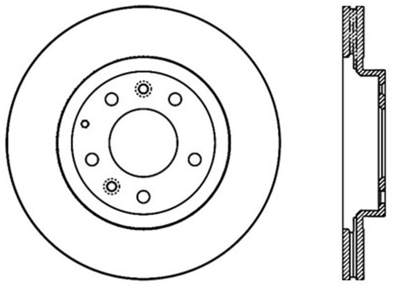 Centric Cryostop Front Brake Rotor - NC MX - 5 (06 - 15) - Brake Rotors - Drilled - Stoptech at Garage 56 Engineering