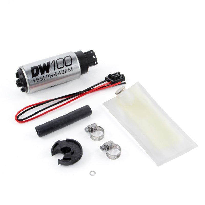 DeatschWerks 165 LPH In - Tank Fuel Pump w/ 94 - 05 Mazda Miata 1.6 / 1.8L Install Kit - Fuel Pump Fitment Kits - DeatschWerks at Garage 56 Engineering
