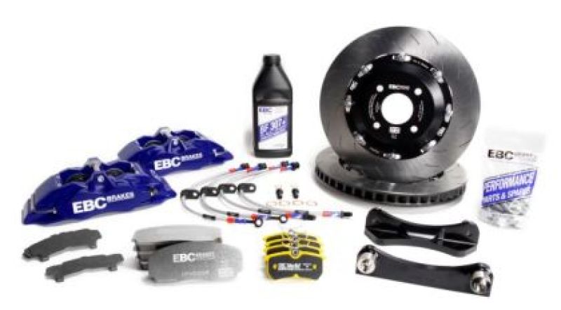 EBC Blue Apollo - 4 Calipers 330mm Rotors Front Big Brake Kit - NC MX - 5 (06 - 15) - Big Brake Kits - EBC at Garage 56 Engineering