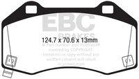 EBC Redstuff Front Brake Pads - ND MX - 5 (16+ w. Brembo) - Brake Pads - Performance - EBC at Garage 56 Engineering
