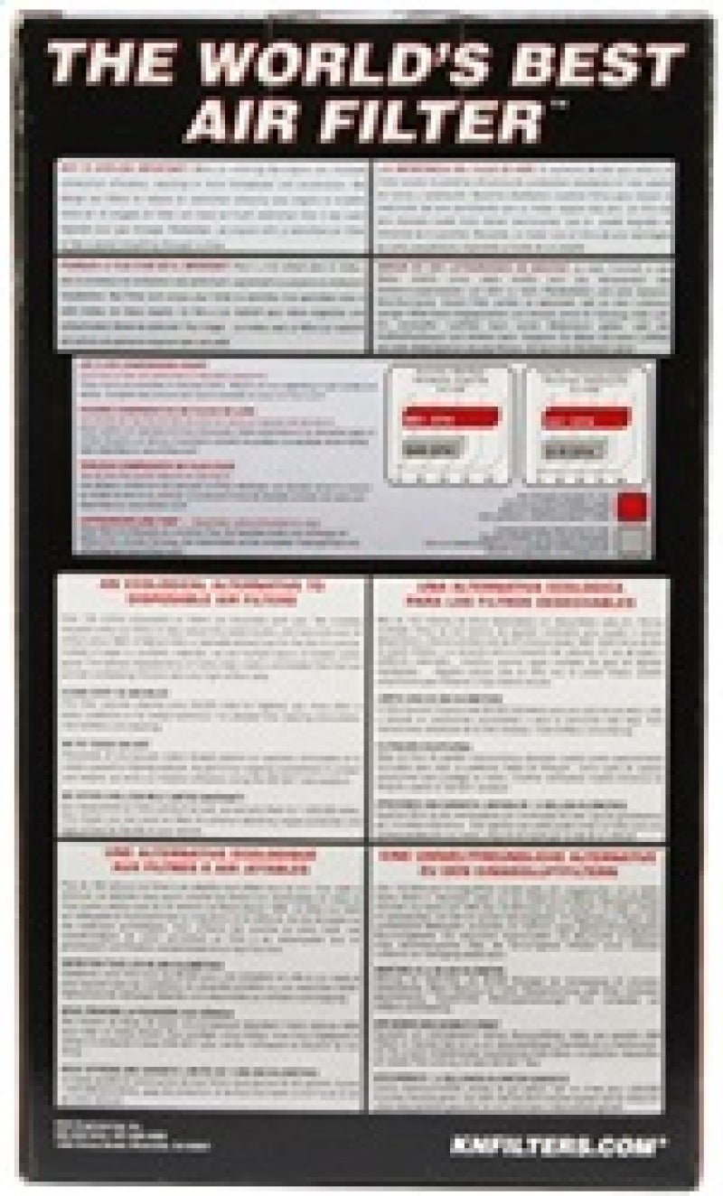 K&N Replacement Air Filter with 2 3/4" Flange - 6" Base, 5" Top, 6 1/2" Height - Air Filters - Universal Fit - K&N Engineering at Garage 56 Engineering