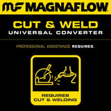 MagnaFlow Conv Univ 2.25inch OBDII Rear 50 State - Catalytic Converter Universal - Magnaflow at Garage 56 Engineering