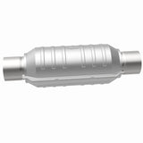 MagnaFlow Universal 2.25 - Inch Inlet/Outlet Center/Center Round Catalytic Converter – 11 - Inch Body x 5.125 - Inch Width x 15 - Inch Overall Length - Catalytic Converter Universal - Magnaflow at Garage 56 Engineering