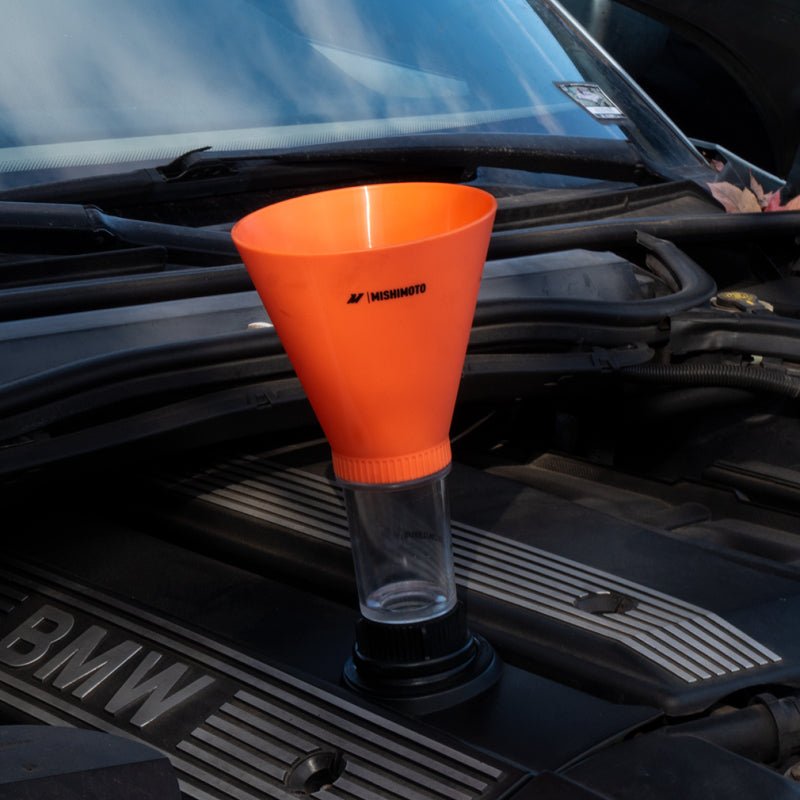 Mishimoto Screw On Oil Funnel BMW/Mercedes Kit - Tools - Mishimoto at Garage 56 Engineering