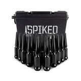 Mishimoto Steel Spiked Lug Nuts M12x1.5 20pc Set - Black - Lug Nuts - Mishimoto at Garage 56 Engineering