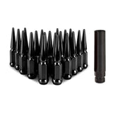 Mishimoto Steel Spiked Lug Nuts M12x1.5 20pc Set - Black - Lug Nuts - Mishimoto at Garage 56 Engineering