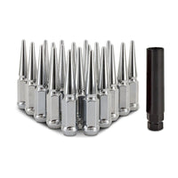 Mishimoto Steel Spiked Lug Nuts M12x1.5 20pc Set - Chrome - Lug Nuts - Mishimoto at Garage 56 Engineering