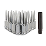 Mishimoto Steel Spiked Lug Nuts M12x1.5 20pc Set - Chrome - Lug Nuts - Mishimoto at Garage 56 Engineering