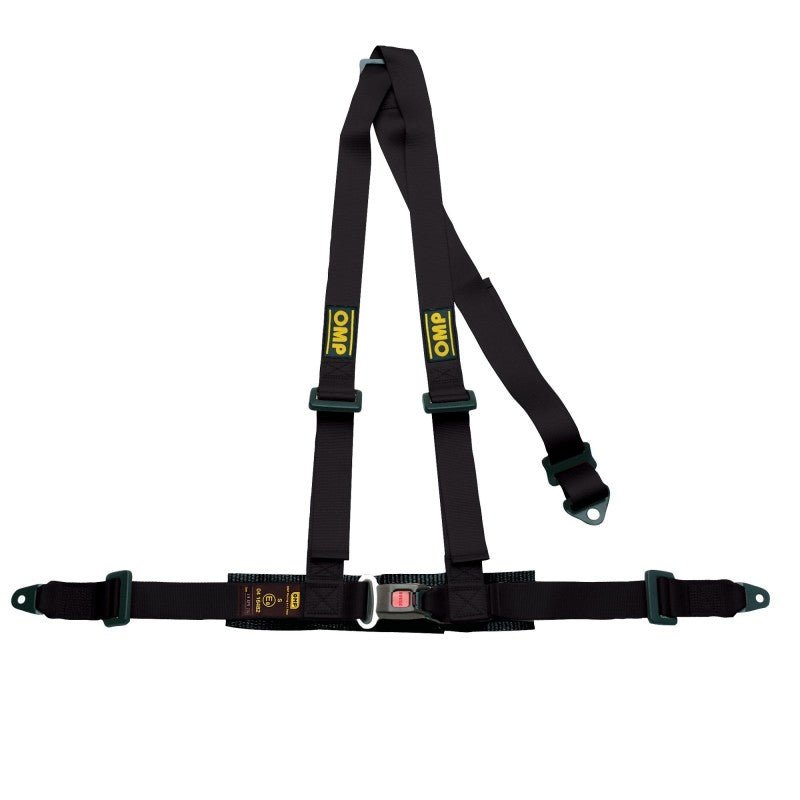 OMP 3 Point Harness - Black - Seat Belts & Harnesses - OMP at Garage 56 Engineering