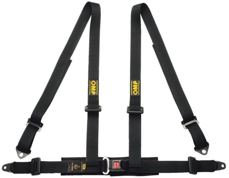 OMP 4 Point Harness - Black - Seat Belts & Harnesses - OMP at Garage 56 Engineering