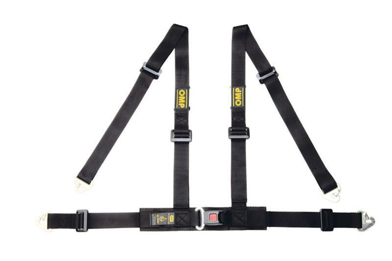 OMP 4 Point Harness - Black - Seat Belts & Harnesses - OMP at Garage 56 Engineering