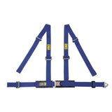 OMP 4 Point Harness - Blue - Seat Belts & Harnesses - OMP at Garage 56 Engineering