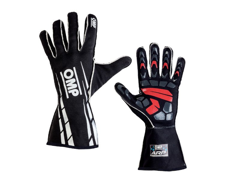 OMP ARP Gloves Black - Size XL - Racing Gloves - OMP at Garage 56 Engineering