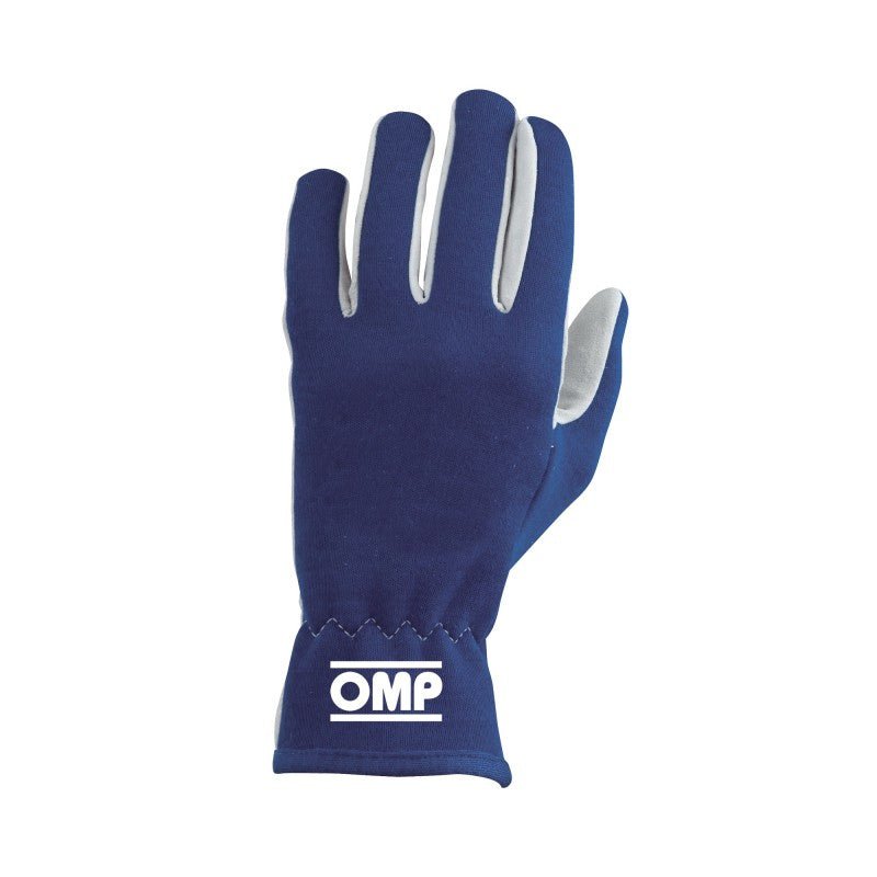 OMP Blue Rally Gloves - Size L - Racing Gloves - OMP at Garage 56 Engineering