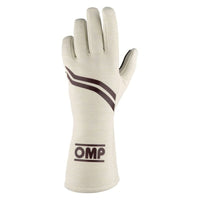 OMP Dijon Gloves My2021 Brown - Size M (Fia 8856 - 2018) - Racing Gloves - OMP at Garage 56 Engineering