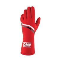OMP Dijon Gloves My2021 Red - Size M (Fia 8856 - 2018) - Racing Gloves - OMP at Garage 56 Engineering