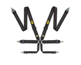 OMP First 3 Safety Harness Black - Seat Belts & Harnesses - OMP at Garage 56 Engineering
