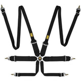 OMP First 3/2 Racing Harness Black - Seat Belts & Harnesses - OMP at Garage 56 Engineering