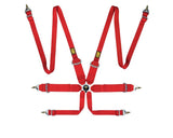 OMP First 3/2 Racing Harness Red - Seat Belts & Harnesses - OMP at Garage 56 Engineering