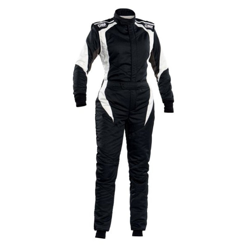 OMP First Elle Overall Black/White - Size 48 For Women - (Fia 8856 - 2018) - Racing Suits - OMP at Garage 56 Engineering