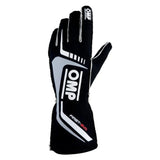 OMP First Evo Gloves Black - Size XL (Fia 8856 - 2018) - Racing Gloves - OMP at Garage 56 Engineering