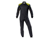 OMP First Evo Overall Anth/F Yellow - Size 48 (Fia 8856 - 2018) - Racing Suits - OMP at Garage 56 Engineering