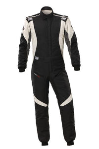 OMP First Evo Suit Navy Blue/Cyan - Size 54 (Fia 8856 - 2018) - Racing Suits - OMP at Garage 56 Engineering