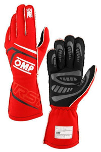 OMP First Gloves Navy Blue / Cyan - Size M (Fia 8856 - 2018) - Racing Gloves - OMP at Garage 56 Engineering