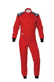 OMP First - S Overall Fia 8856 - 2018+SFI - Navy Blue/Cyan Size 52 - Racing Suits - OMP at Garage 56 Engineering