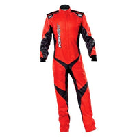 OMP KS - 2 Art Suit Silver/Red - Size 140 (For Children) - Racing Jackets - OMP at Garage 56 Engineering