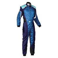 OMP KS - 3 Overall Blue/Cyan - Size 58 - Racing Jackets - OMP at Garage 56 Engineering