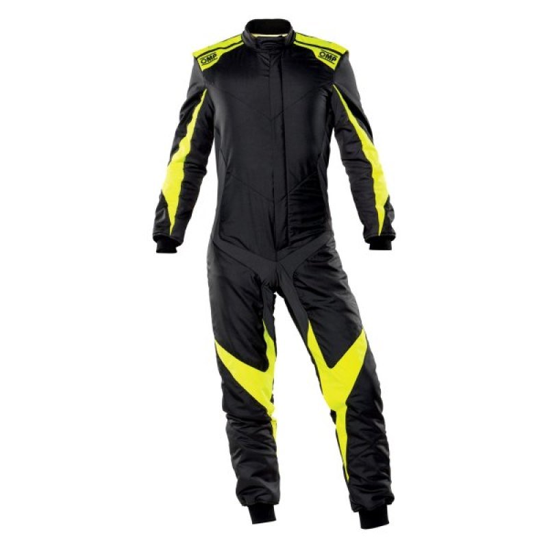 OMP One Evo X Overall Ant/Fluorescent Yellow - Size 58 (Fia 8856 - 2018) - Racing Suits - OMP at Garage 56 Engineering