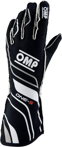 OMP One - S Gloves Black - Size Xs Fia 8556 - 2018 - Racing Gloves - OMP at Garage 56 Engineering