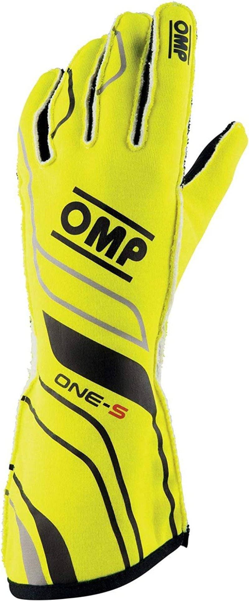 OMP One - S Gloves Fluorescent Yellow - Size Xs Fia 8556 - 2018 - Racing Gloves - OMP at Garage 56 Engineering OMP One - S Gloves Fluorescent Yellow - Size Xs Fia 8556 - 2018 - Racing Gloves - OMP at Garage 56 Engineering