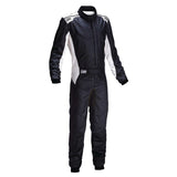 OMP One - S Overall Fia 8856 - 2018+SFI - Navy Blue/Orange Size 62 - Racing Suits - OMP at Garage 56 Engineering