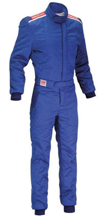OMP Os 20 Cuffs Suit - XLarge (Blue) (Fia/Sfi) - Racing Jackets - OMP at Garage 56 Engineering