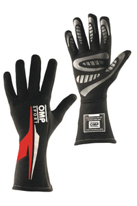 OMP Os 60 Gloves Black/White S (Fia/Sfi) - Racing Gloves - OMP at Garage 56 Engineering