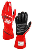 OMP Racing First Gloves FIA 8856 - 2018 MY2025 Red - Medium - Racing Gloves - OMP at Garage 56 Engineering
