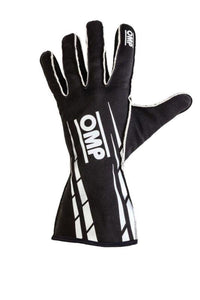 OMP Rain K Gloves - Large (Black) - Racing Gloves - OMP at Garage 56 Engineering