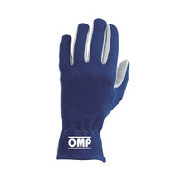OMP Rally Gloves Blue - Size M - Racing Gloves - OMP at Garage 56 Engineering