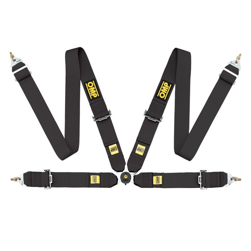 OMP Safety Harness First 3In 4 Points Black Fia 8854/98 - Garage 56 Engineering