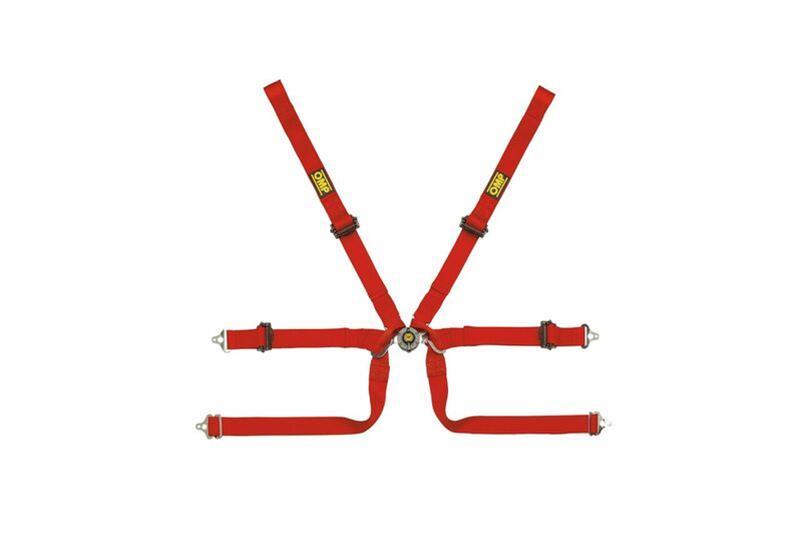 OMP Safety Harness Tecnica 2In Formula Red (Fia 8853 - 2016) - Garage 56 Engineering