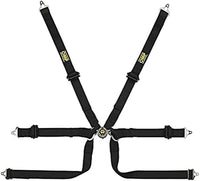OMP Safety Harness Tecnica 2In Prot Black Pull Up - (Fia 8853 - 2016) - Seat Belts & Harnesses - OMP at Garage 56 Engineering